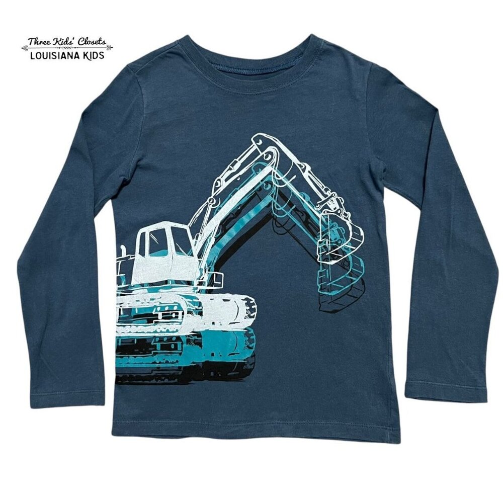 Carter's 6Y Excavator Digger Graphic Tee Shirt